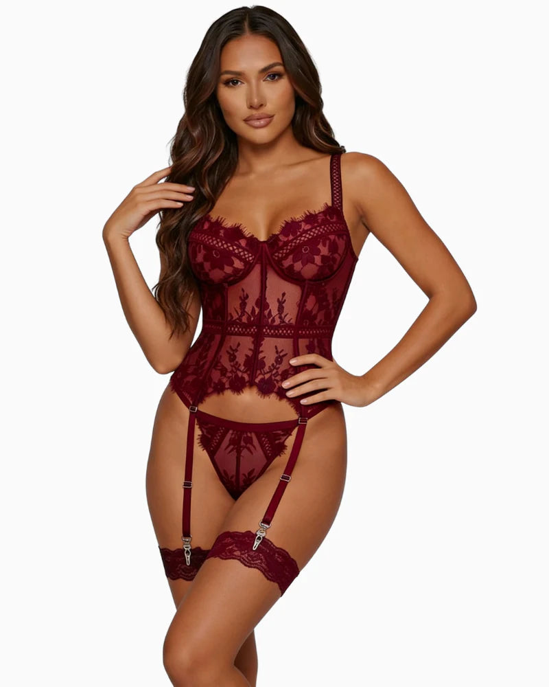 Lace & Lust Lingerie Set