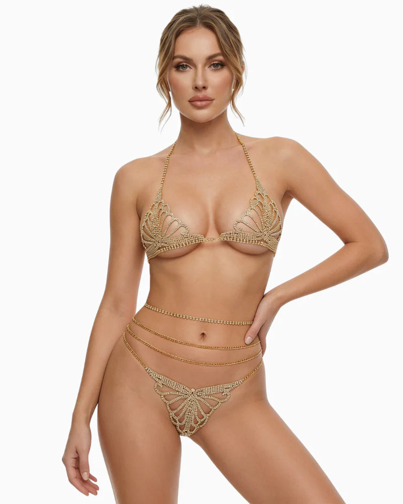 Seductive Chain Lingerie Set