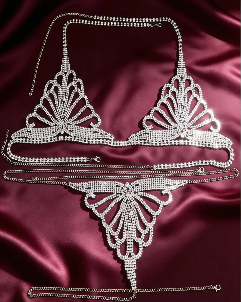 Seductive Chain Lingerie Set